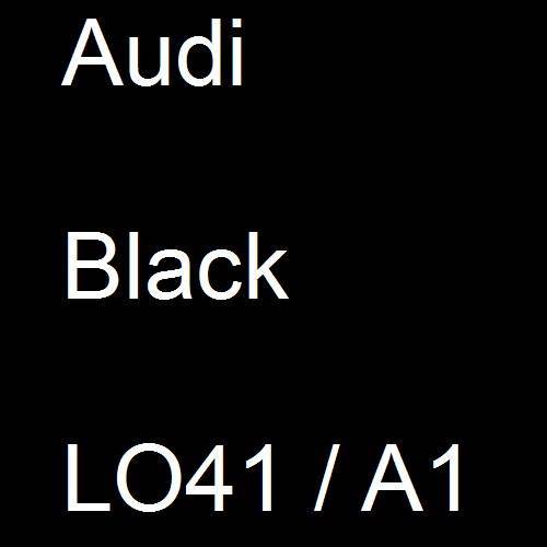 Audi, Black, LO41 / A1.